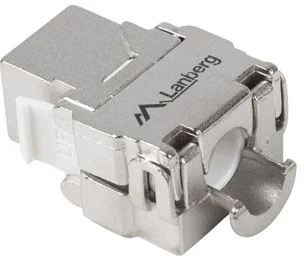 LANBERG Moduł Keystone gniazdo RJ45 > LSA beznarzędziowy FTP kat.5e 180° do puszki montażowej KSF5-2000 - Pozostałe akcesoria sieciowe - miniaturka - grafika 2