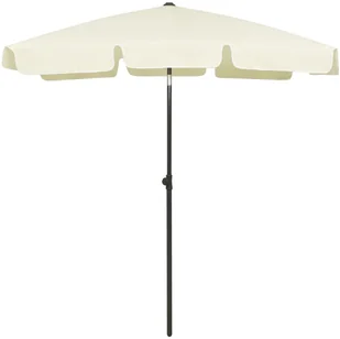 VidaXL Parasol plażowy, piaskowy żółty, 180x120 cm 314719 VidaXL - Parasole ogrodowe - miniaturka - grafika 2
