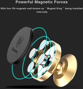 Baseus Small Ears Series Magnetic Bracket SUER-B0S - Uchwyty samochodowe do telefonów - miniaturka - grafika 4