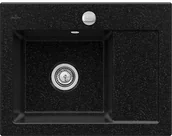 Zlewozmywaki - Villeroy & Boch Subway 45 Compact  J0 Chromit - ceramiczny 331202J0 (Lewy) - miniaturka - grafika 1