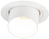 Oprawy, klosze i abażury - QAZQA Inteligentna wpuszczana biała uchylna plamka  w tym WiFi GU10 - Installa - miniaturka - grafika 1