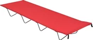 Meble turystyczne - vidaXL Łóżko polowe 180x60x19 cm tkanina Oxford i stal czerwone 312480 - miniaturka - grafika 1