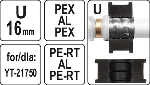 Yato MATRYCE ZAPASOWE U16 DO PRASKI YT-21750 YT-21755 - Inne urządzenia budowlane - miniaturka - grafika 4