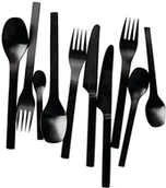 Zestawy sztućców - Bodum Barcelona zestaw sztućców 16-częściowy zestaw sztućców, ze stali nierdzewnej, czarna, 4 x 20 x 2 cm, 6 jednostek K6335-01 - miniaturka - grafika 1