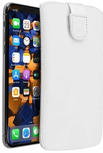 Mumbi etui z prawdziwej skóry, kompatybilne z iPhone 11 Pro Max, skórzane, białe Apple iPhone 11 Pro Max (6.5 Zoll) - Etui i futerały do telefonów - miniaturka - grafika 5
