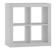 Regały - Topeshop Regał komorowy KALAX 2x2, biały, 77x38x77 cm - miniaturka - grafika 1