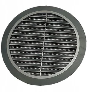 Parkanex Wentylacyjna Okrągła Tworzywo Fi 125 Grafit - Kratki wentylacyjne - miniaturka - grafika 2