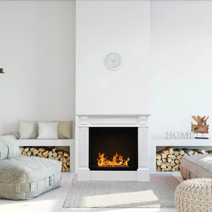 Biokominek portalowy Koloseum Werona z szybą biały mat - Biokominki - miniaturka - grafika 2