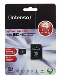 Intenso Karta Pamięci Micro Sd 4GB Sdhc Card Class - Nośniki danych - miniaturka - grafika 2