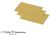 Papier do drukarek - Clairefontaine 11292 C zestaw pyłków 25 kartek 7 x 9,5 cm, złoty 11292C - miniaturka - grafika 1