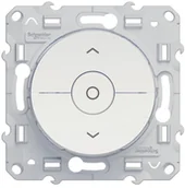 Wyłączniki światła i elektryczne - Schneider Electric Łącznik żaluzjowy Odace biały S52D208 - miniaturka - grafika 1