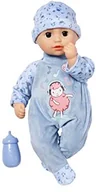 Lalki dla dziewczynek - ANNABELL Baby Baby Little Alexander 36 cm miękka lalka z butelką do udawania karmienia - odpowiednia dla dzieci w wieku 1 lat - idealna lalka dla małych dzieci - w tym lalkę, butelkę i strój - 706473 4001167706473 - miniaturka - grafika 1