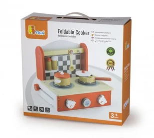 VIGA Rozkładana kuchenka z akcesoriami MS_2239 - Klocki - miniaturka - grafika 4