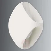 Lampy ogrodowe - Faro Lorefar Biały kinkiet zewnętrzny LED Bu-oh! - miniaturka - grafika 1