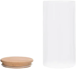 vidaXL vidaXL Szklane słoje z bambusową pokrywką 4 szt. 1200 ml 150705 - Pojemniki kuchenne - miniaturka - grafika 4