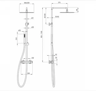 Deante Azalia NAC 01ZT chrom NAC 01ZT - Zestawy prysznicowe - miniaturka - grafika 6
