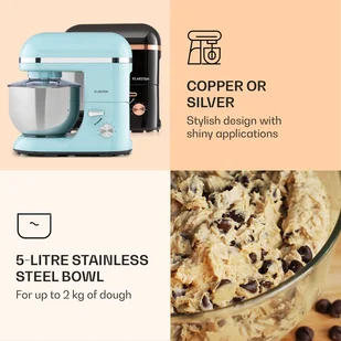 Klarstein Bella Elegance TK2-BellaEleganceP Niebieski - Roboty kuchenne - miniaturka - grafika 5