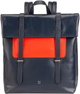 Plecaki - DuDu DuDu Plecak skórzana 36 cm navy 534-6017-07 - miniaturka - grafika 1