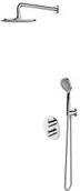 Stelaże i zestawy podtynkowe do WC - Omnires SYSYT05 CR Y termostatyczny system prysznicowy podtynkowy chrom - miniaturka - grafika 1