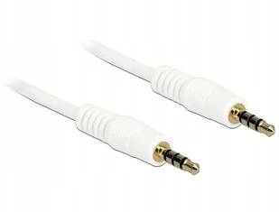 Delock Kabel Jack 3.5 mm 3m Biały 83442 - Kable - miniaturka - grafika 2