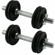 Hantle i ciężarki - Zestaw Hantli Żeliwnych Regulowanych 2x 7 kg Hms - miniaturka - grafika 1