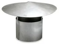 Akcesoria grzewcze - TROTEC Rura spalinowa, daszek, 150 mm - miniaturka - grafika 1