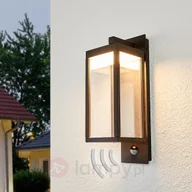 Lampy ogrodowe - LAMPENWELT.COM Kinkiet zewnętrzny LED Ferdinand z czujnikiem - miniaturka - grafika 1