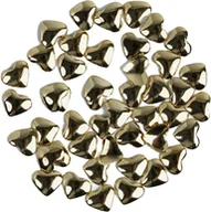 Ozdoby do paznokci - Semilac 758 Złote Serca - cyrkonie ozdoby op 50szt 5902751425321 - miniaturka - grafika 1