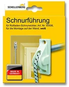Zawiasy, okucia i inne akcesoria - Schellenberg 11034 prowadnica sznura, biały - miniaturka - grafika 1