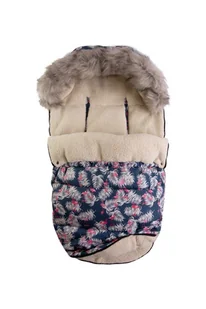 MATEX Śpiwór VENUS+mufka [TB0308_V9]flamingi - Śpiworki dla dzieci - miniaturka - grafika 3