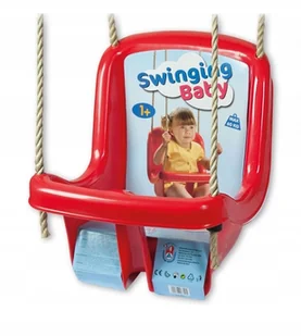 Simba huśtawka dziecięca Swinging huśtawka dziecięca Zielony Czerwony dzieci na biegunach w zestawie: Linka, czerwony 8300D/6229 - Huśtawki - miniaturka - grafika 5