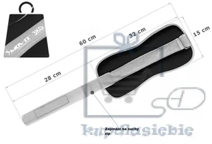 Movit Neoprenowe ciężary mankiety odblaskowe - 2 x 3 kg - Pozostały sprzęt siłowy - miniaturka - grafika 14