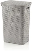 Kosze na bieliznę - Kela Kosz na pranie BRASILIA PP szary - miniaturka - grafika 1