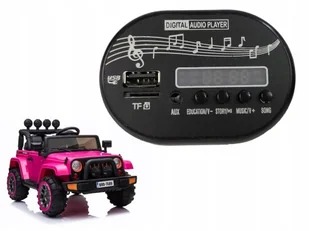 Panel muzyczny do auta na Akumulator BRD-7588 - Akcesoria rowerowe - miniaturka - grafika 4