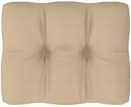 Poduszki ogrodowe - vidaXL Poduszka na sofę z palet, beżowa, 50x40x12 cm - miniaturka - grafika 1