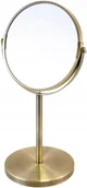 Lusterka do makijażu - Lustro dwustronne do makijażu stojące złote 3xpow - miniaturka - grafika 1