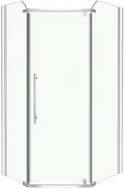Kabiny prysznicowe - Novoterm Glasgow 80x100 - miniaturka - grafika 1