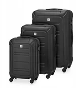 Walizki - Zestaw walizek podróżnych bagaż twarde Betlewski - miniaturka - grafika 1