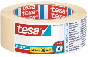 Tesa Taśma maskująca malarska standard 50m x 38mm - Folie i taśmy malarskie - miniaturka - grafika 2