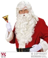 Dodatki do strojów karnawałowych - Strojemikolaja.pl Broda i peruka zestaw nobliwy (50 cm) - miniaturka - grafika 1