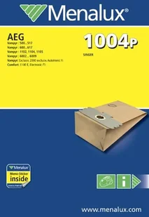 Menalux 1004 P, 5 worków do odkurzacza 2043357 - Akcesoria do odkurzaczy - miniaturka - grafika 2