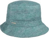 Czapki damskie - Seeberger Kapelusz Damski Check Bucket by petrolowy, One Size - miniaturka - grafika 1