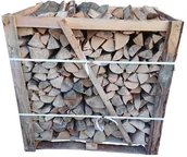 Materiały opałowe - Drewno kominkowe paleta 1 metr przestrzenny - miniaturka - grafika 1