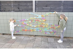 Masterkidz MASTERKIDZ Zestaw Konstrukcyjny Tor dla Piłek Tablica STEM 209elementów - Tablice dla dzieci - miniaturka - grafika 13