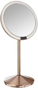 SimpleHuman Lustro kosmetyczne sensorowe mini różowe złote - Lustra - miniaturka - grafika 2