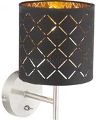 Lampy ścienne - Globo Lighting Oświetlenie Kidal Lampa ścienna Nikiel matowy, 1-punktowy 15228W - miniaturka - grafika 1