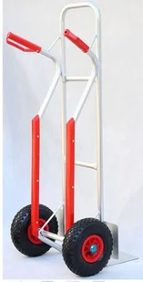 186 BEDREW Wózek transportowy aluminiowy magazynowy młynarka udźwig 200 kg wymiary podestu 30x20 cm) 18677155 - Wózki magazynowe - miniaturka - grafika 3