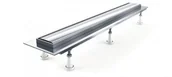 Odpływy liniowe - Schedpol SCHEDPOL Odwodnienie liniowe 70x8x12 ozdobne, chrom OLCH70ST OLCH70/ST - miniaturka - grafika 1