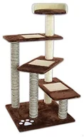 Drapaki dla kotów - dibea Drzewko do drapania  do wspinaczki dla kotów (wysokość 100 cm), dwukolorowy sizal, kolor do wyboru, brązowo-beżowy - miniaturka - grafika 1