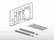 Stelaże i zestawy podtynkowe do WC - Roca A890064000 Zestaw adaptacyjny typ B do pozostałych przycisków PL.) - miniaturka - grafika 1